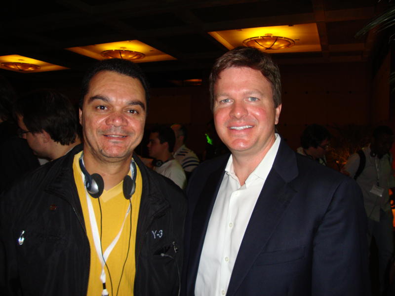 Rogerio Barreto e Jim Zemlin